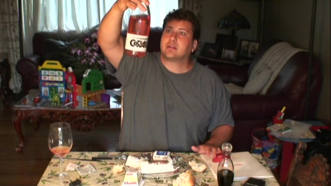 2008 Corail Rose' Wine Paired With Figs & Goat Cheese Video