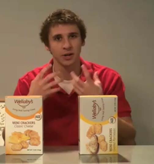 Wellaby's Mini Crackers Taste Test Video