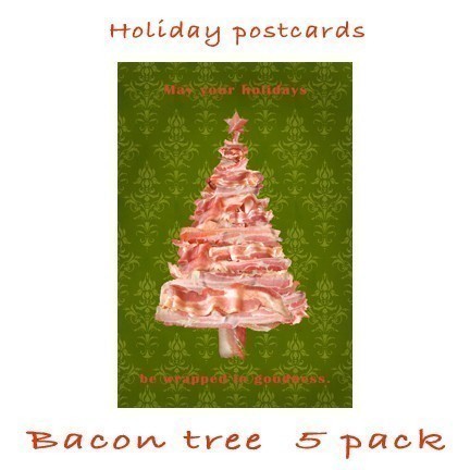Bacon Christmas Cards!!