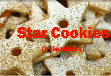 Butter Cookies (hviezdicky) Recipe - Czech Christmas Treat  Video
