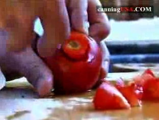 Canning Tomatoes And Making Sauce Video