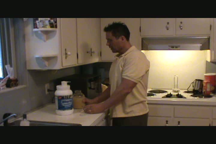 Dietary Supplement Snack With Apple Sauce Video