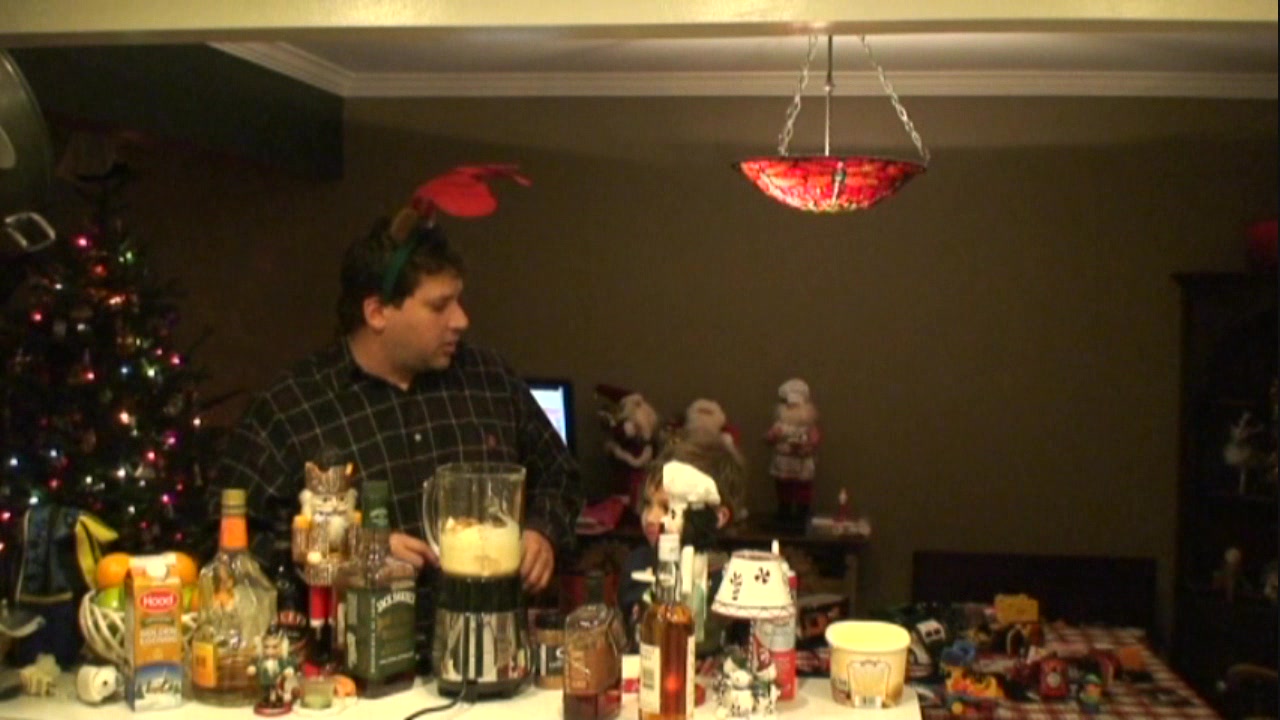 How To Make Eggnog With Rum, Baileys, Whiskey And Bourbon Video