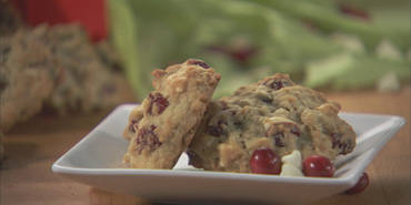 How To Make White Chocolate Cranberry Cookies Video