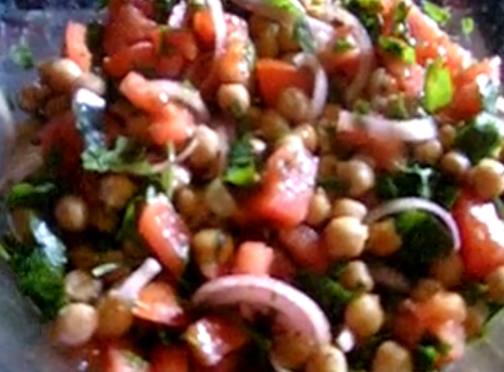 Arabic Chickpea Salad Recipe Video