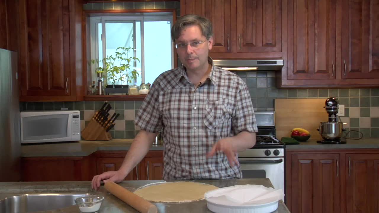 Blind Baking A Pie Shell  Video