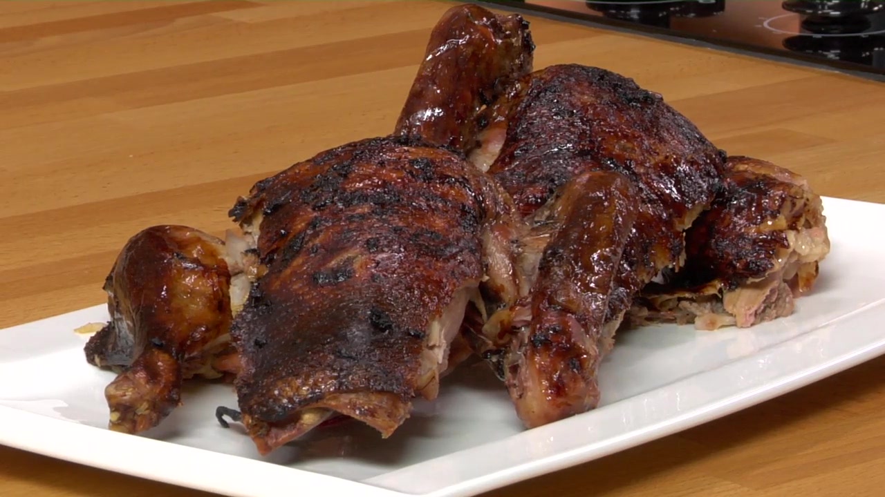 How To Cut A Roast Duck Video
