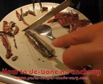 How To De-bone On Anchovy Video