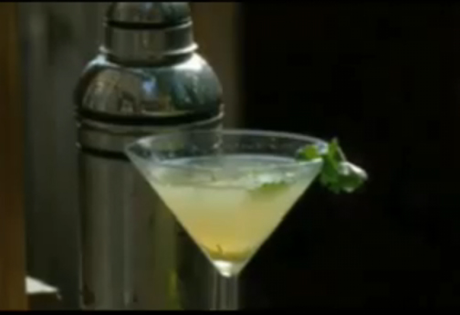 Cilantro Martini Recipe Video