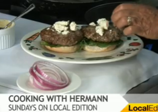 Lamb Burgers With Mint And Feta Cheese