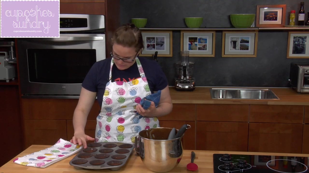 Chocolate Cupcakes: Making And Baking Video