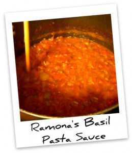 Tomatoes And Thai Basil Pasta Sauce
