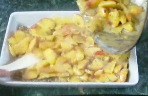 Pecan Peach Cobbler