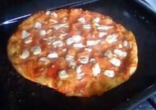 Preparing Middle Eastern Pizza Video