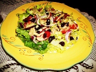 Romaine Cranberry Salad With Vidalia Dressing Recipe Video