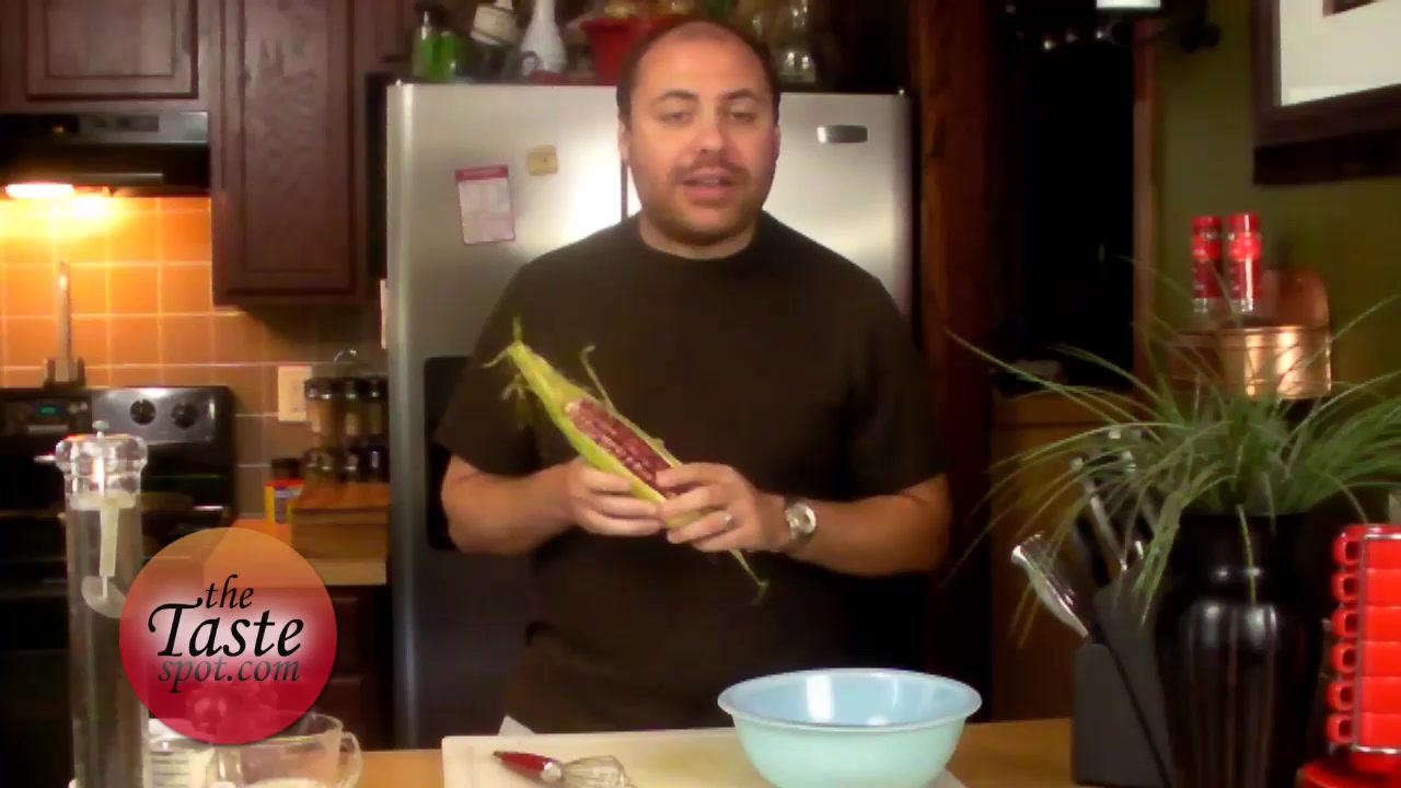 Ruby Jewel Sweet Red Corn And Basil Cakes Recipe Video