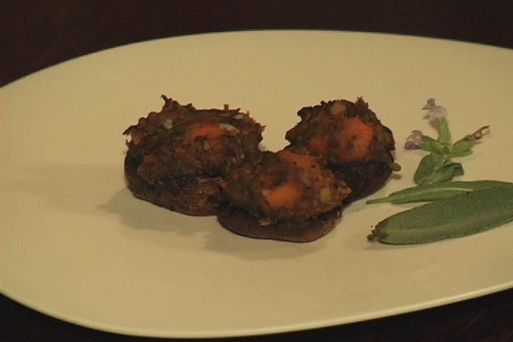 About Mushroom Pops Served With Squash Video