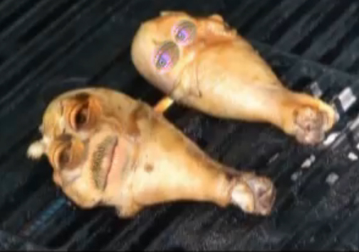 Chicken Legs On The Grill Video