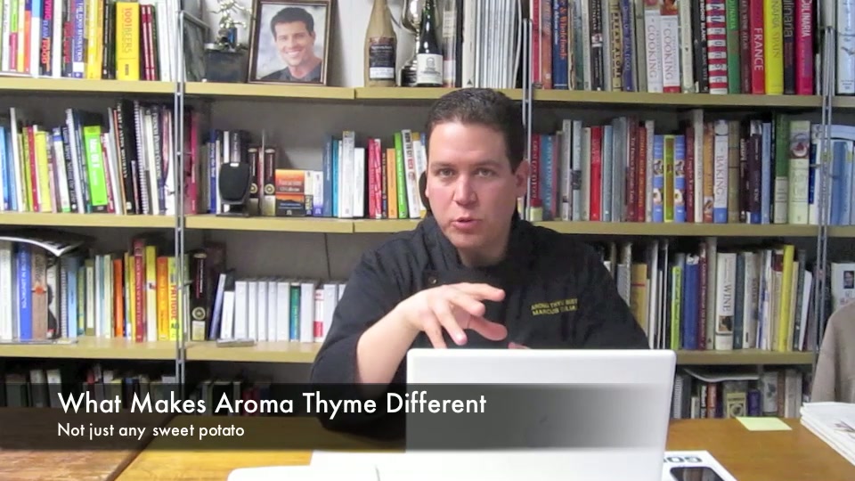 Organic Sweet Potatoes In Aroma Thyme Bistro Soups Video