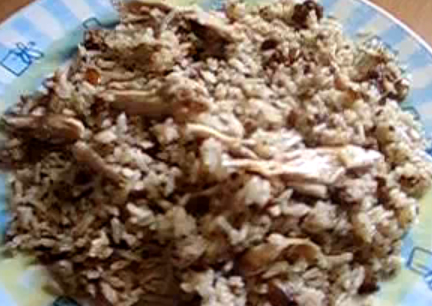 Barbecue Chicken With Rice In Arabic Style Video