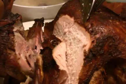 Barbecued Thanksgiving Turkey