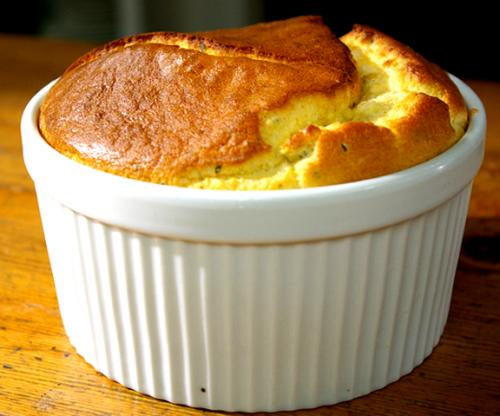 Baked Parmesan Cheese Souffle