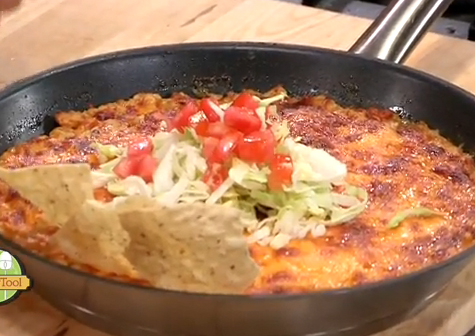 Easy Chicken Nacho Bake