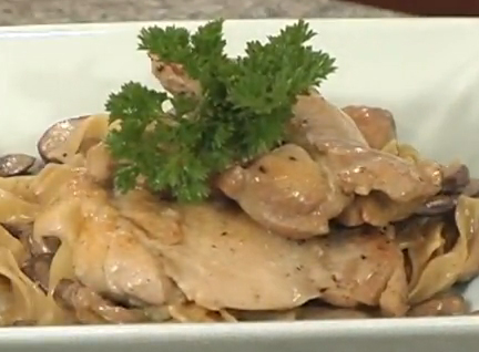 Mushrooms In White Sauce