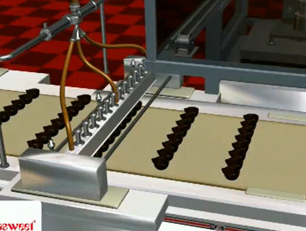 Animation Of Chocolate Cup With Whipped Dairy Cream  Video
