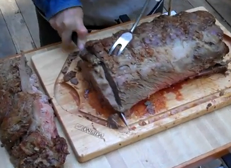 Outdoor Cast Iron Baked Prime Rib 