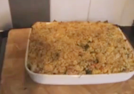 Creamy Prawn Pasta Bake