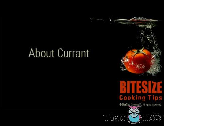 Using And Storing Currants Video