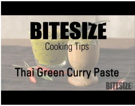 Thai Green Curry Paste Video