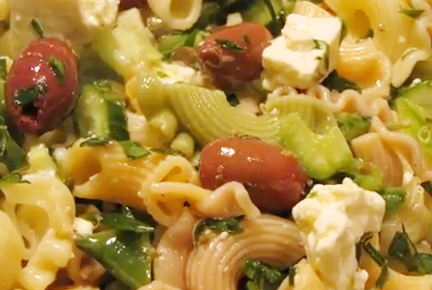Easy Mediterranean Pasta Salad