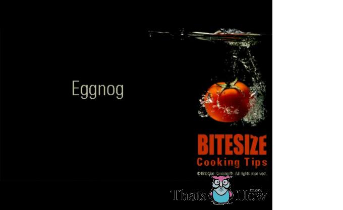 Cooking Tips - Eggnog Video