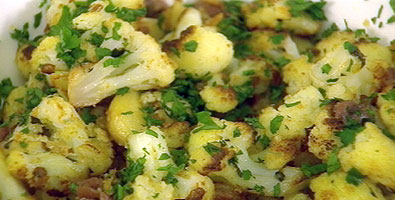Cheesy Cauliflower And Shrimp 