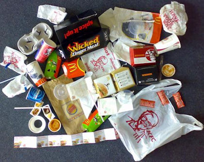 Beware Of Fast Food Wrappers, Popcorn Bags