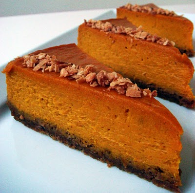 Kabocha Squash Cheesecake With Toasted Coconut Crust