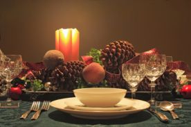 Holiday Table Setting