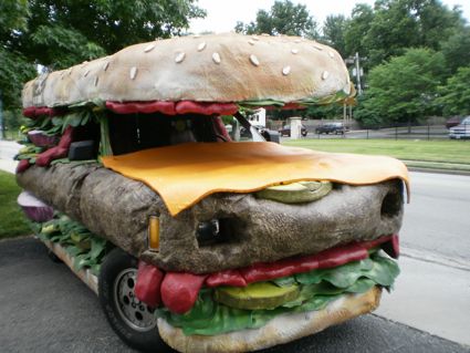 The burger mobile!!