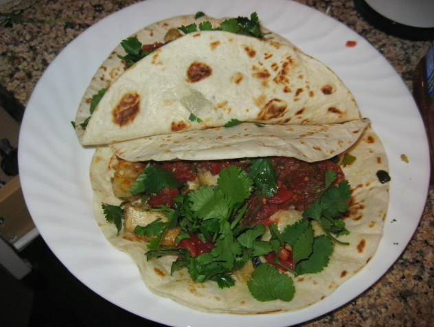 Homemade Fish Taco
