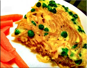  Pasta Frittata with Peas picture