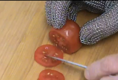 Global Tomato Knife - Chopping Tomatoes Stylishly  Video
