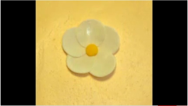 Gum Paste Christmas Rose Cake Recipe Video