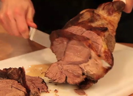 How To Perfectly Carve Lamb's Leg Video