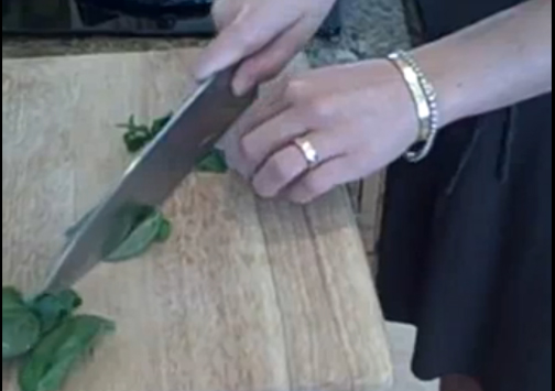 Tips To Chiffonade Basil Video