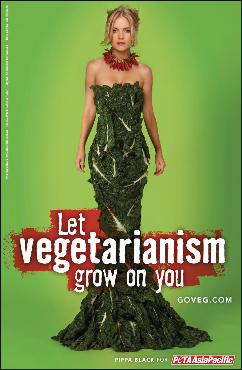 Lady Gagas Raw Meat Bikini VS PETA Veggie Girls