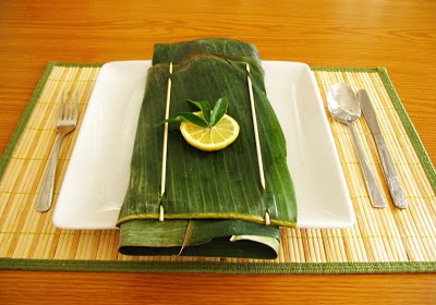 Cooking In A Banana Leaf