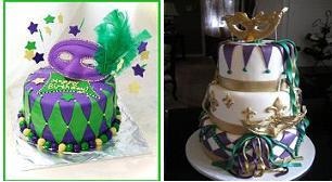 Birthday Cake Shot on Sure Shot Ideas To Make Mardi Gras Themed Cakes   Ifood Tv