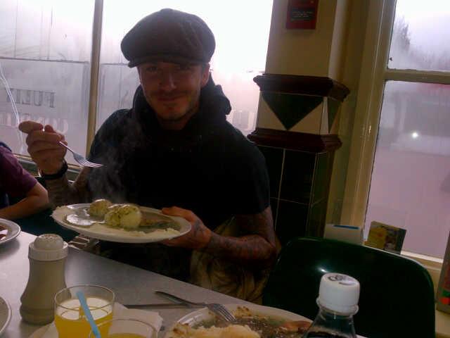 David Beckhams Favorite Food: Pie And Mash